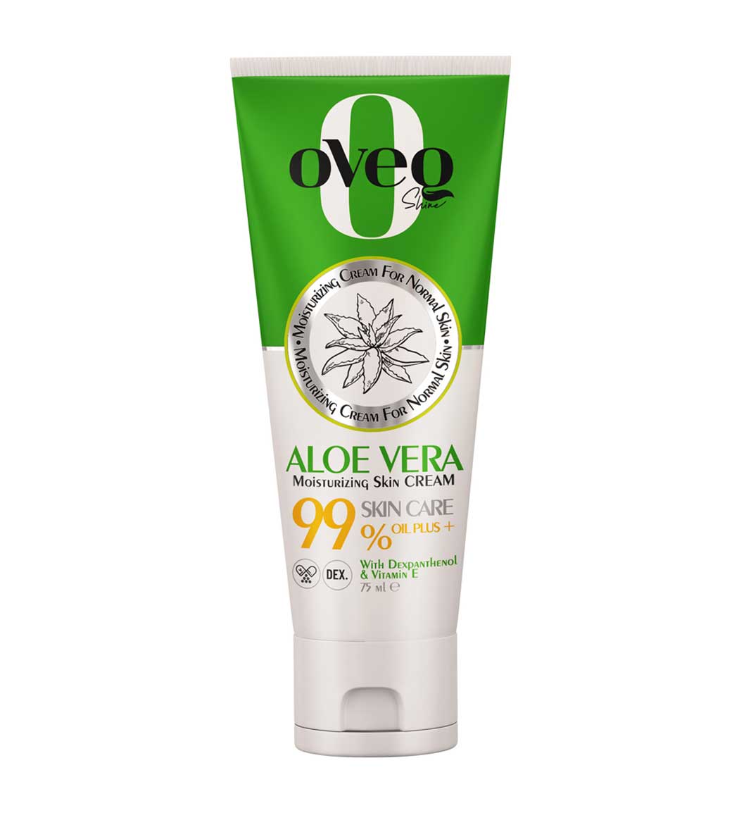 کرم مرطوب کننده و آبرسان پوست های معمولی حاوی عصاره آلوئه ورا حجم 75 میل