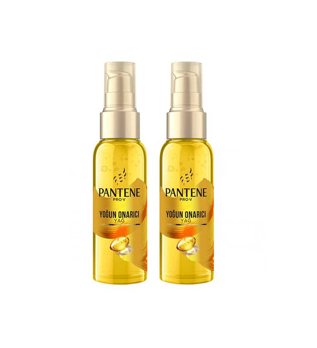 پک 2 عددی سرم مو کراتین  Pantene Pro-V مناسب موهای شکننده و آسیب دیده حجم 100 میل