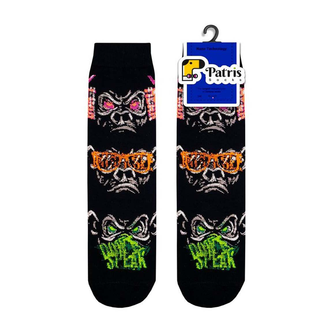 جوراب ساق دار طرح کینگ کونگ