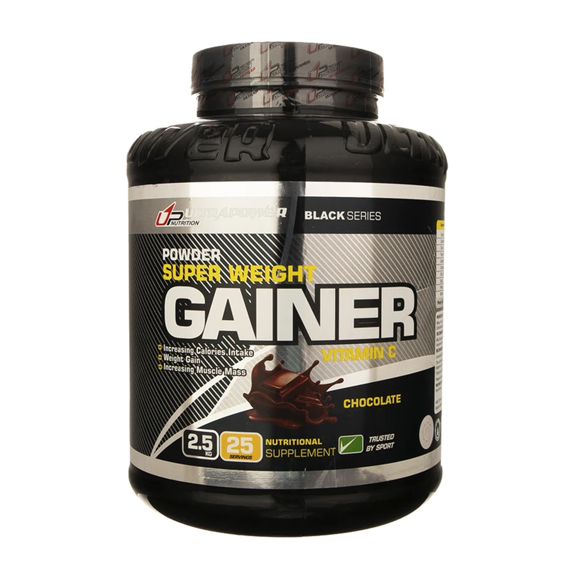 پودر گینر اولترا پاور با طعم شکلات با وزن 2500 گرم