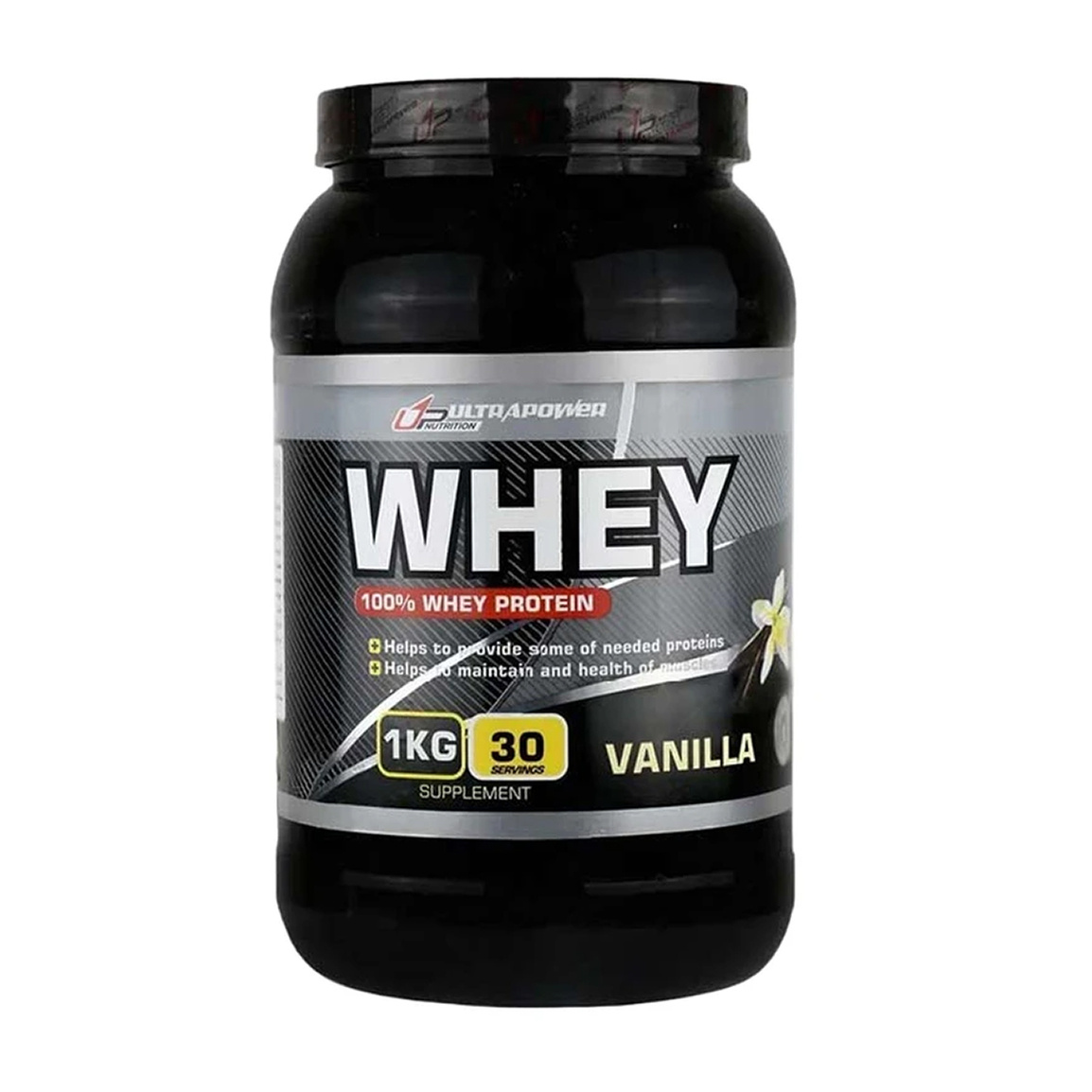 پودر اولترا پاور وی پروتئین با طعم وانیل وزن 1000 گرم