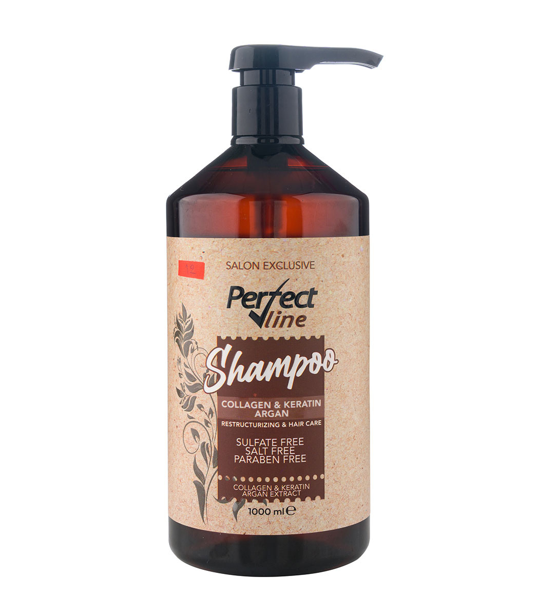 شامپو فری سولفات و ترمیم کننده حاوی کلاژن و کراتین 1000میل