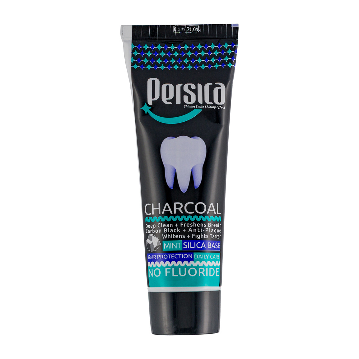 خمیر دندان زغالی حاوی کربن فعال با عصاره نعنا حجم 100 گرم