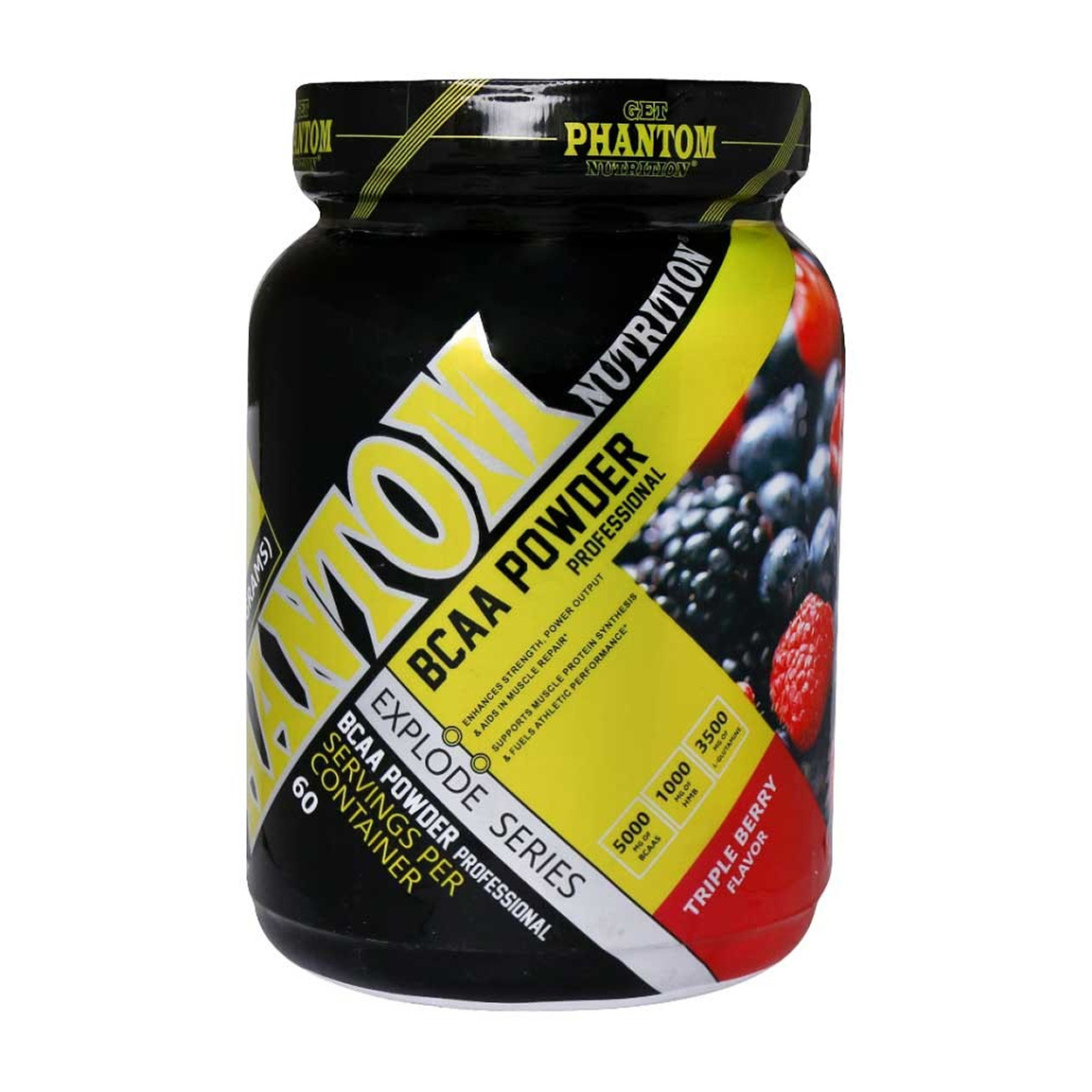 پودر آمینو اسید BCAA با طعم انواع توت وزن 600 گرم