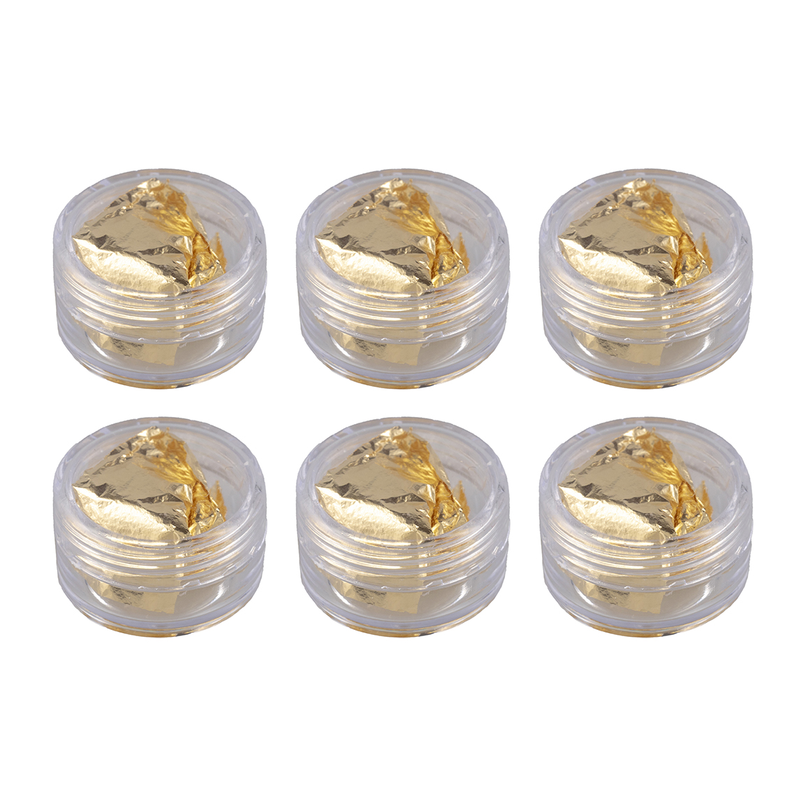 فویل ناخن مدل ورق طلا بسته 6 عددی