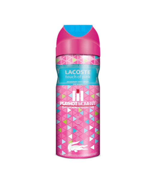 اسپری دئودورانت زنانه Lacoste Touch Of Pink 2 حجم 200میل