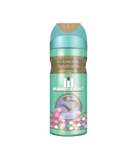 اسپری دئودورانت زنانه Shakira Aquamarine حجم 200میل