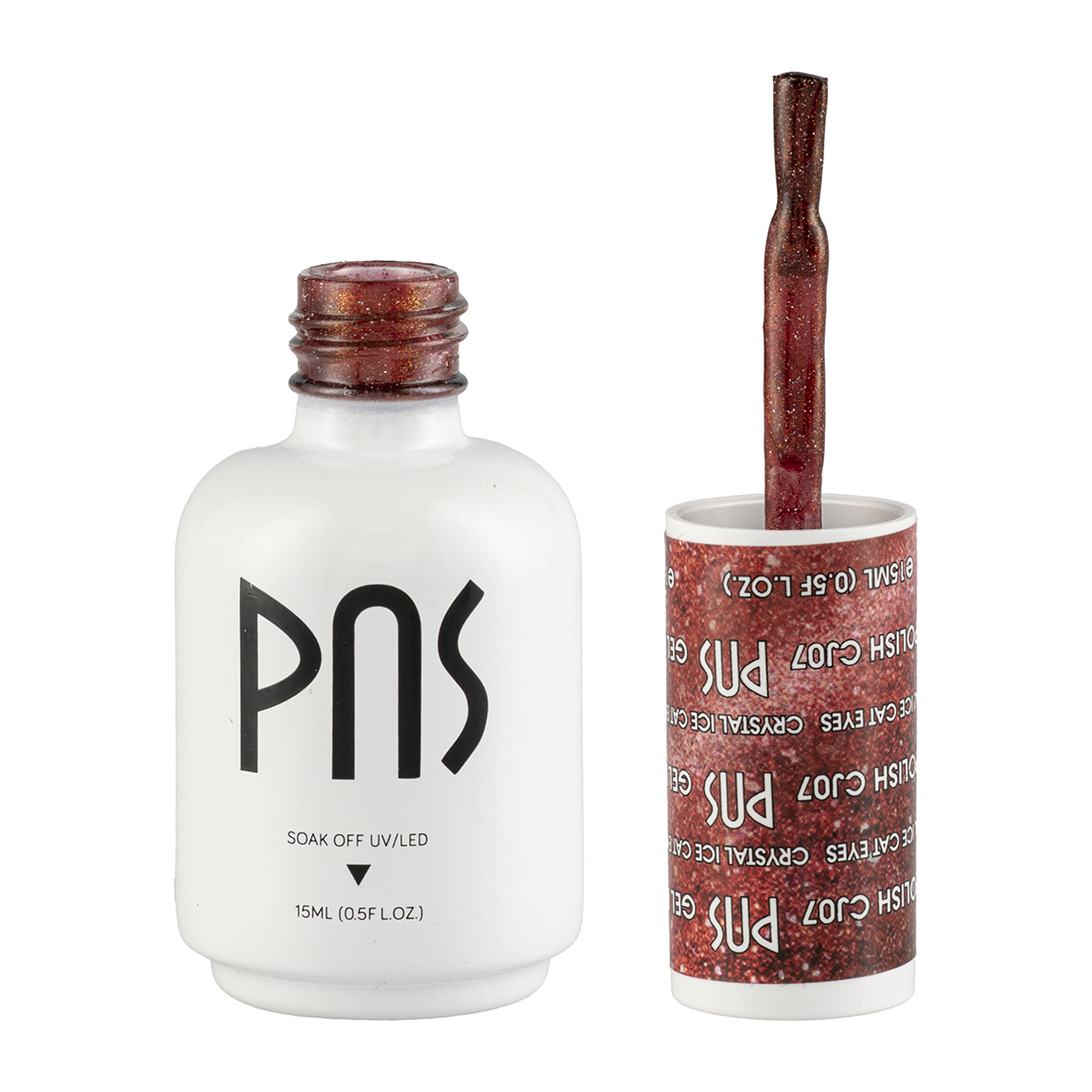 لاک ژل مدل Crystal Ice Cat Eyes حجم 15 میلی لیتر