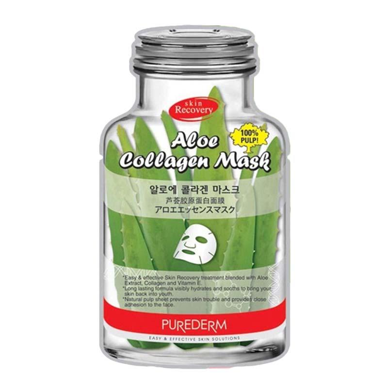 ماسک نقابی کلاژن دار آلوئه ورا