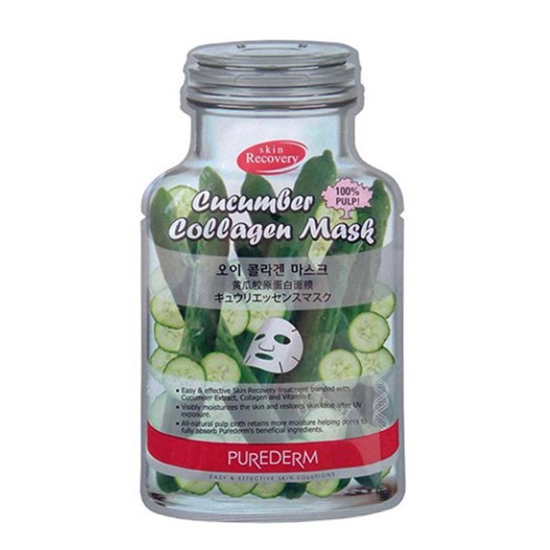 ماسک نقابی کلاژن دار آبرسان خیار