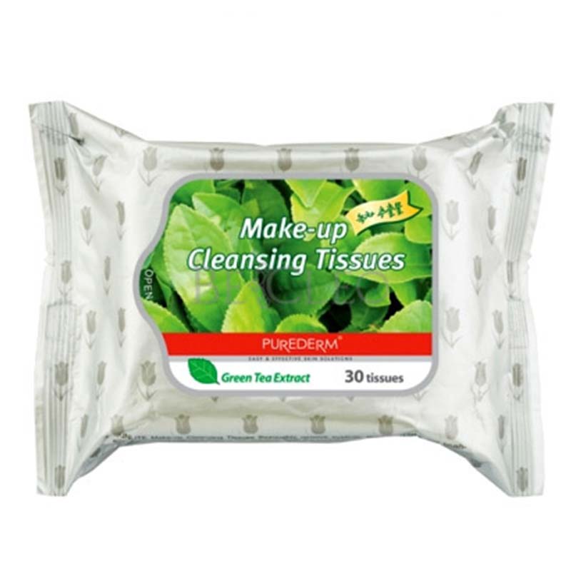 دستمال مرطوب پاک کننده آرایشی چای سبز