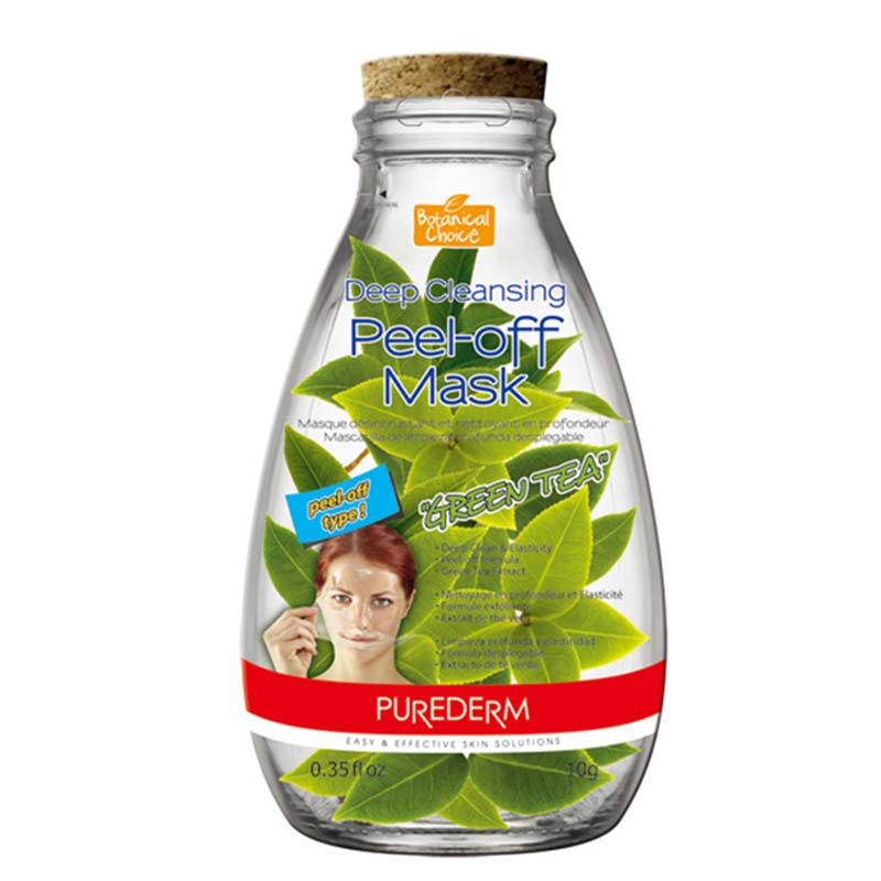 ماسک پیل آف لایه بردارچای سبز