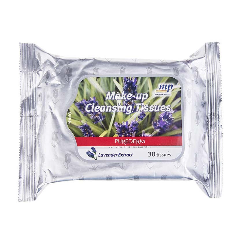 دستمال مرطوب پاک کننده آرایشی اسطوخدوس