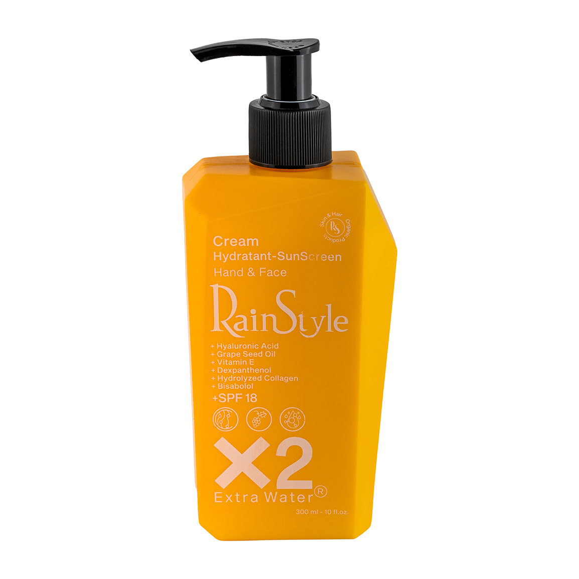 کرم ضد آفتاب آبرسان با SPF18 مناسب انواع پوست حجم 300 میلی لیتر