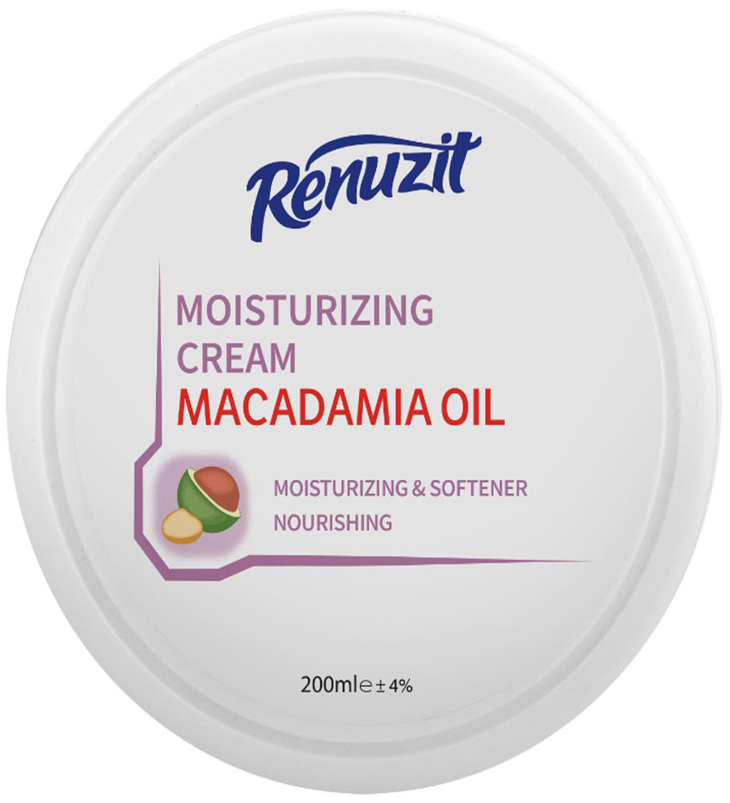 کرم مرطوب کننده کاسه ای حاوی روغن ماکادمیا 200میل