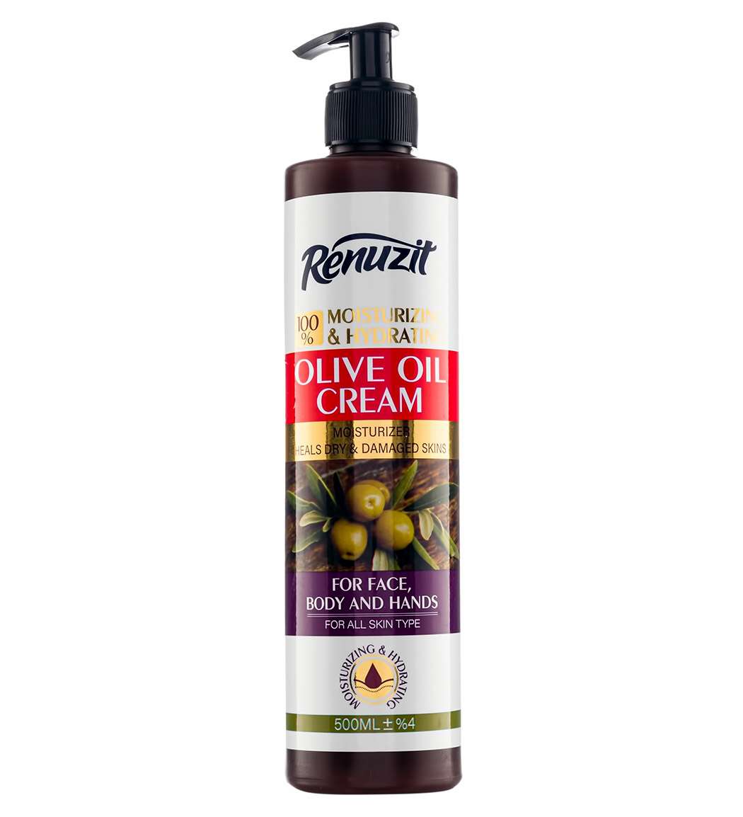 کرم آبرسان و مرطوب کننده پمپی حاوی روغن زیتون 500میل