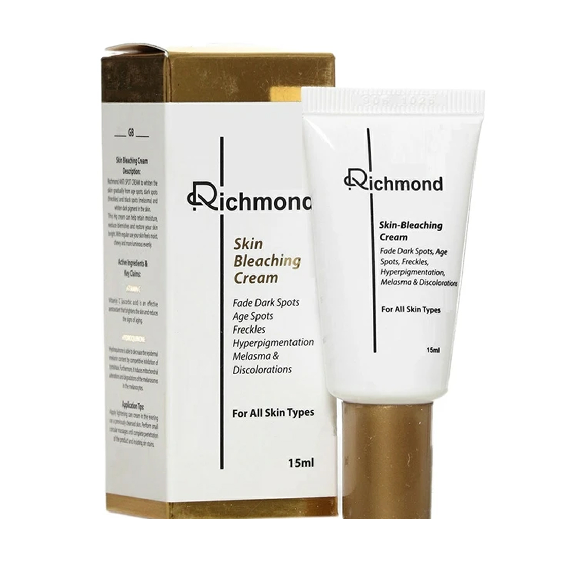 کرم روشن کننده پوست مناسب پوست لک دار حجم 15 میلی لیتر