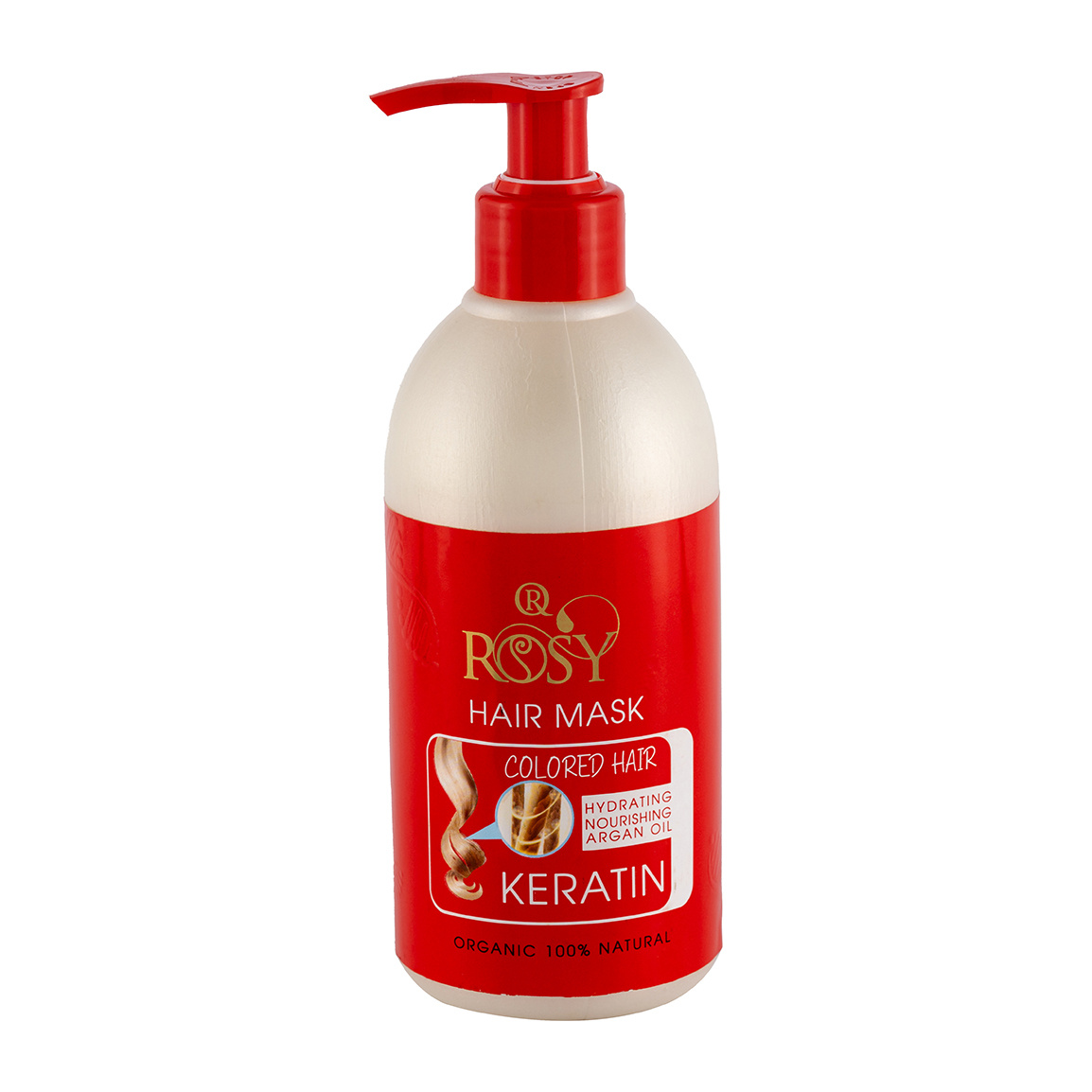 ماسک مو بدون آبکشی حاوی کراتین مناسب مو رنگ شده حجم 300 میلی لیتر