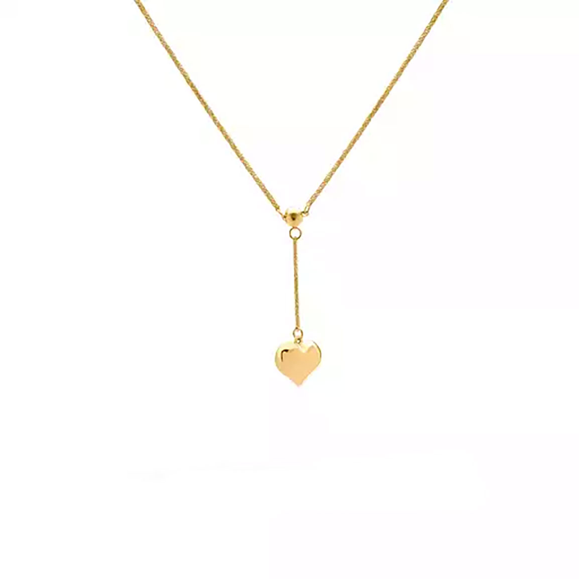 گردنبند آویز طلا قلب دامله
