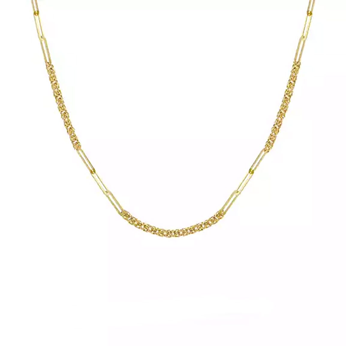 گردنبند طلا زنجیری دیپلمات کارن