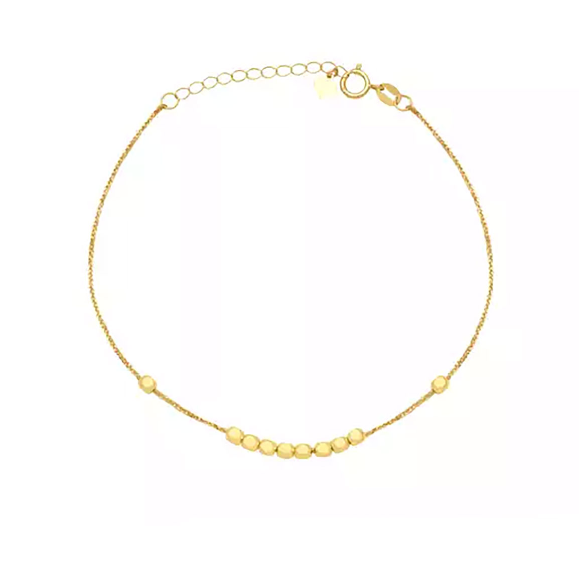 دستبند طلا گوی کوبیده