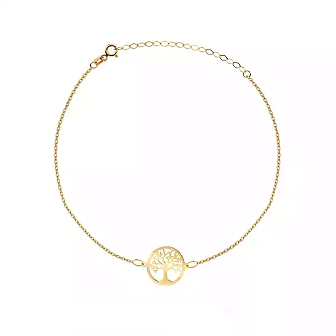 دستبند طلا زنجیری درخت زندگی