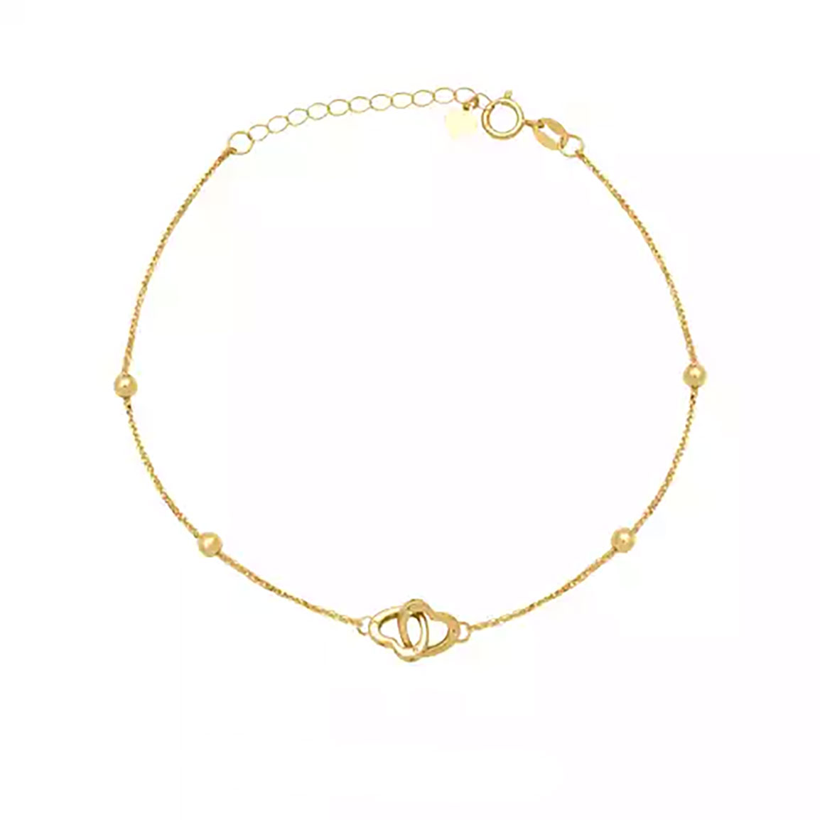 دستبند طلا زنجیری لوو