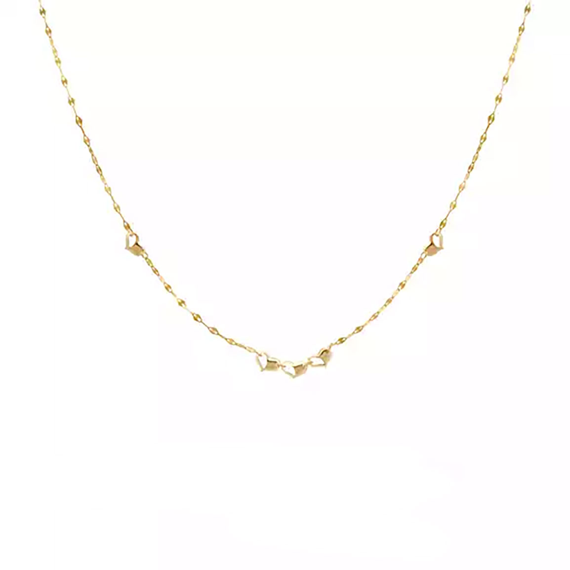 گردنبند طلا قلب پرنیا