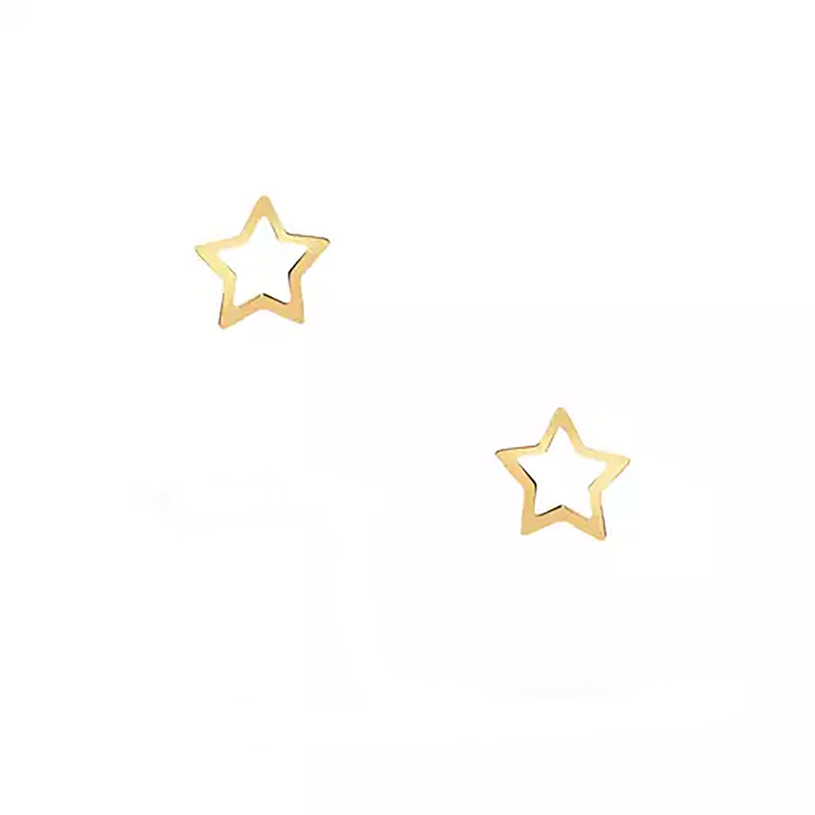 گوشواره میخی طلا ستاره زرین