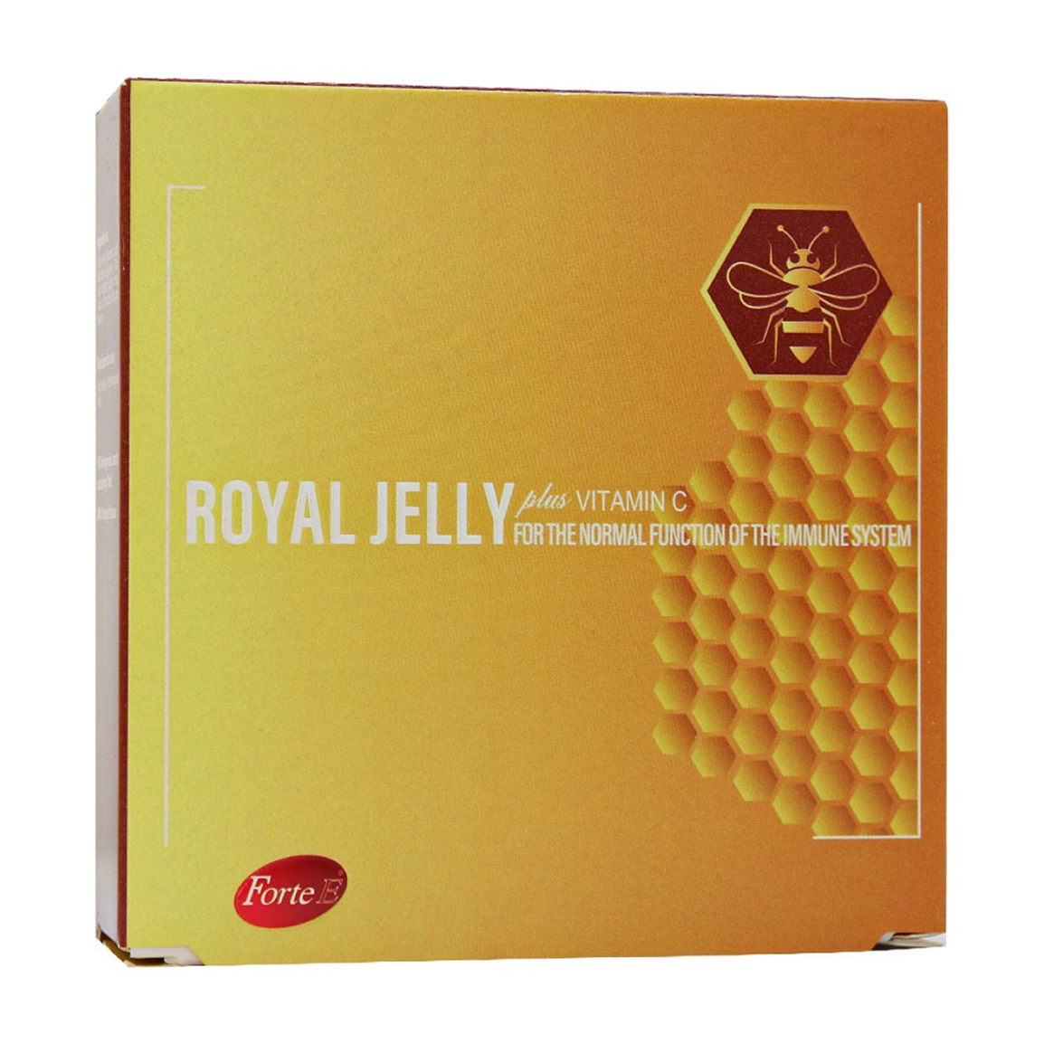 ویال خوراکی رویال ژلی و ویتامین C با طعم پرتقال بسته 10 عددی