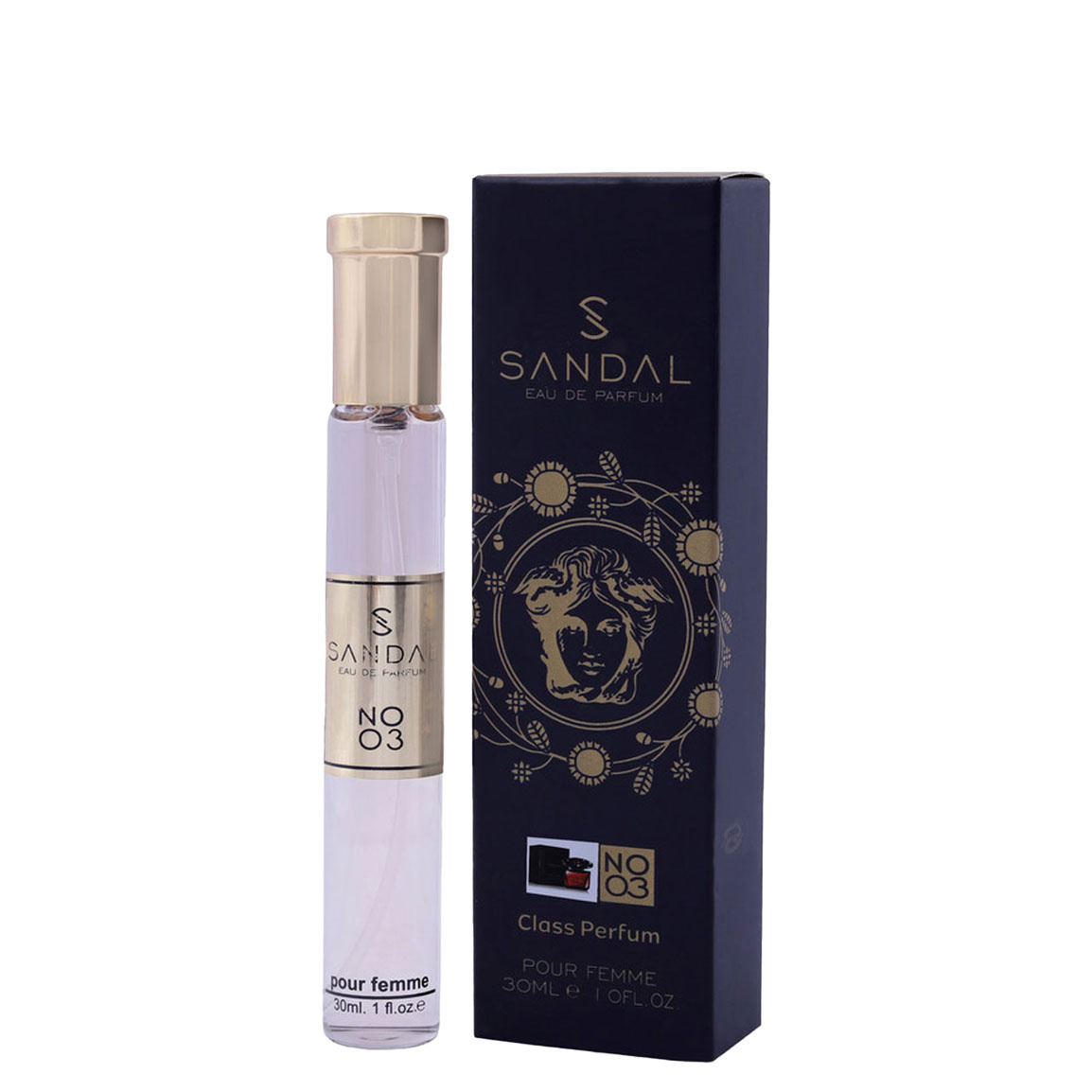 عطر جیبی زنانه مدل Crystal Noir Versace حجم 30میل