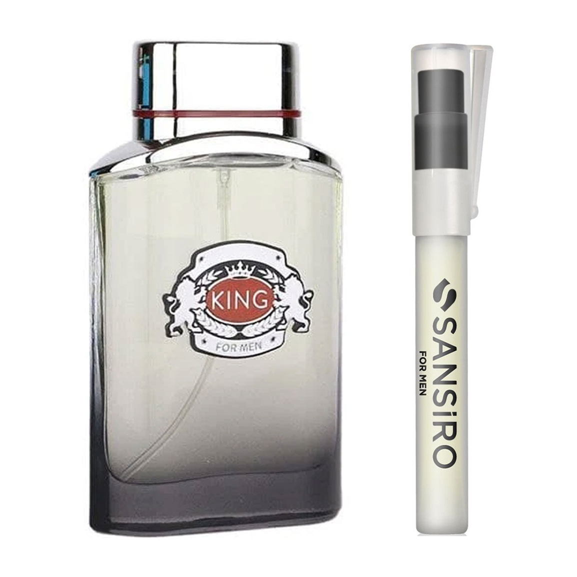 پک دو عددی ادکلن مردانه مدل King به همراه ادکلن خودکاری 8 مدل Invictus PACO RABANNE