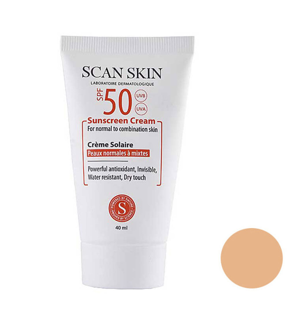 کرم ضد آفتاب رنگی حجم 40 میل