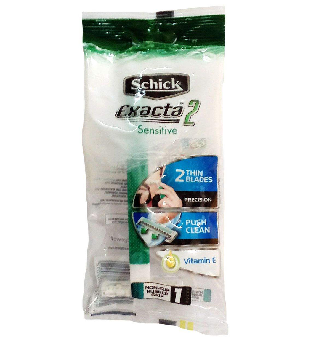 خودتراش 2تیغه مدل اگزکتا مناسب پوست حساس