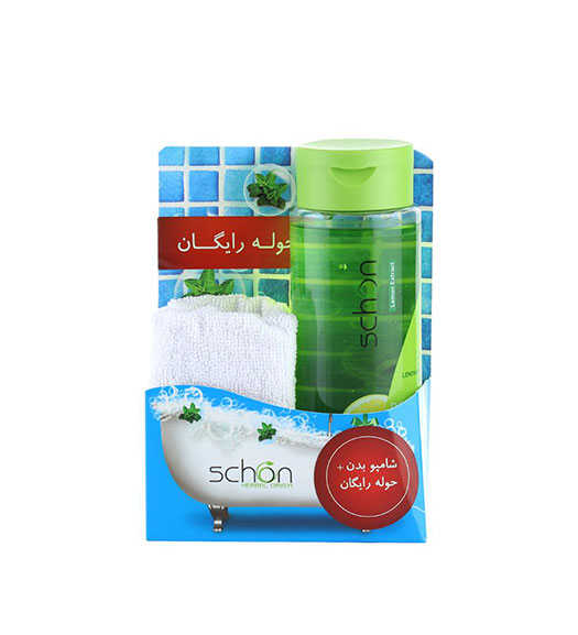 پک شامپو بدن لیمو همراه با حوله رایگان