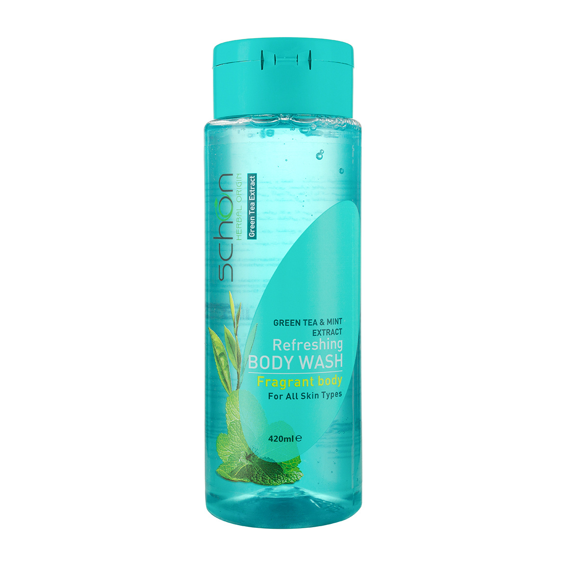 شامپو بدن با عصاره چای سبز و نعنا 420 میلی لیتر
