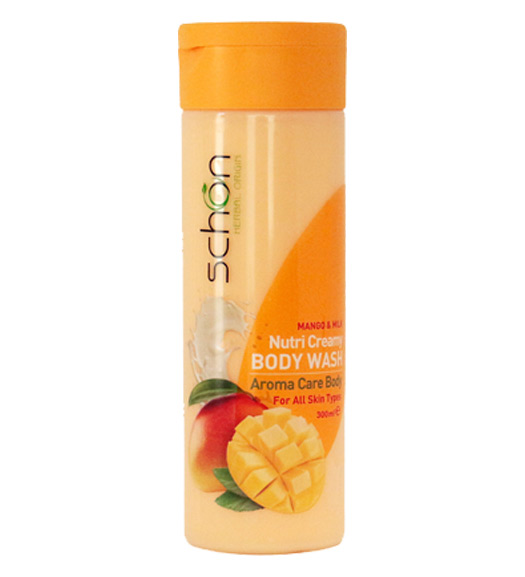 شامپو بدن کرمی شیر و انبه