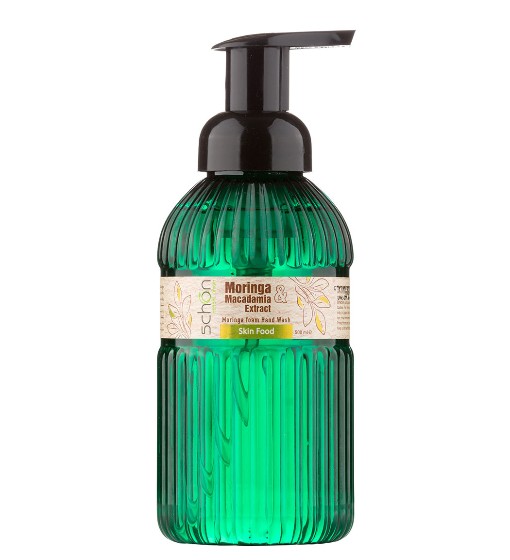 مایع دستشویی فوم مورینگا و ماکادمیا حجم 500 میل