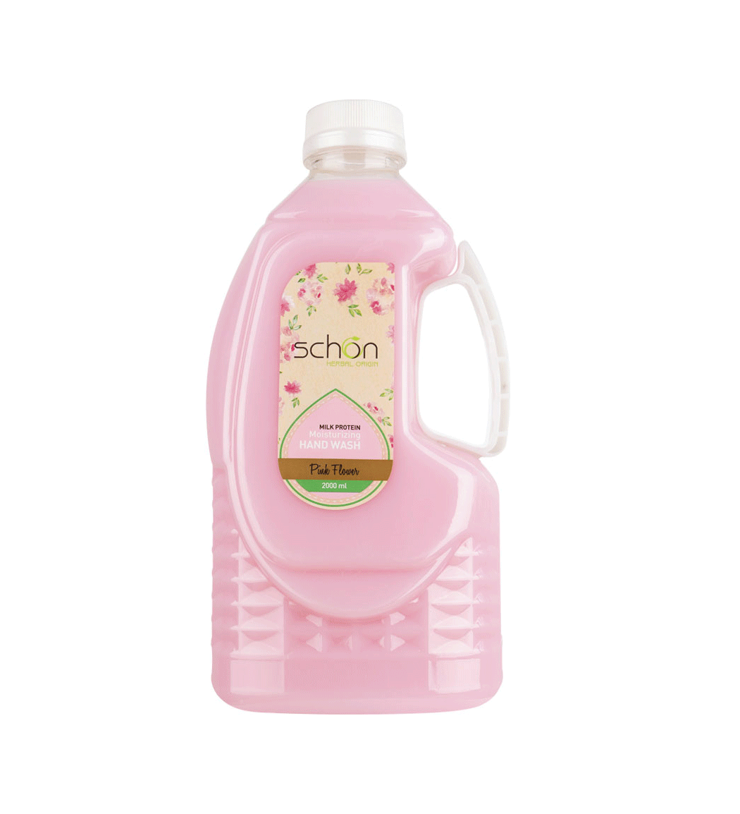مایع دستشویی آنتی باکتریال کرمی صورتی پینک فلاور 2000 میل