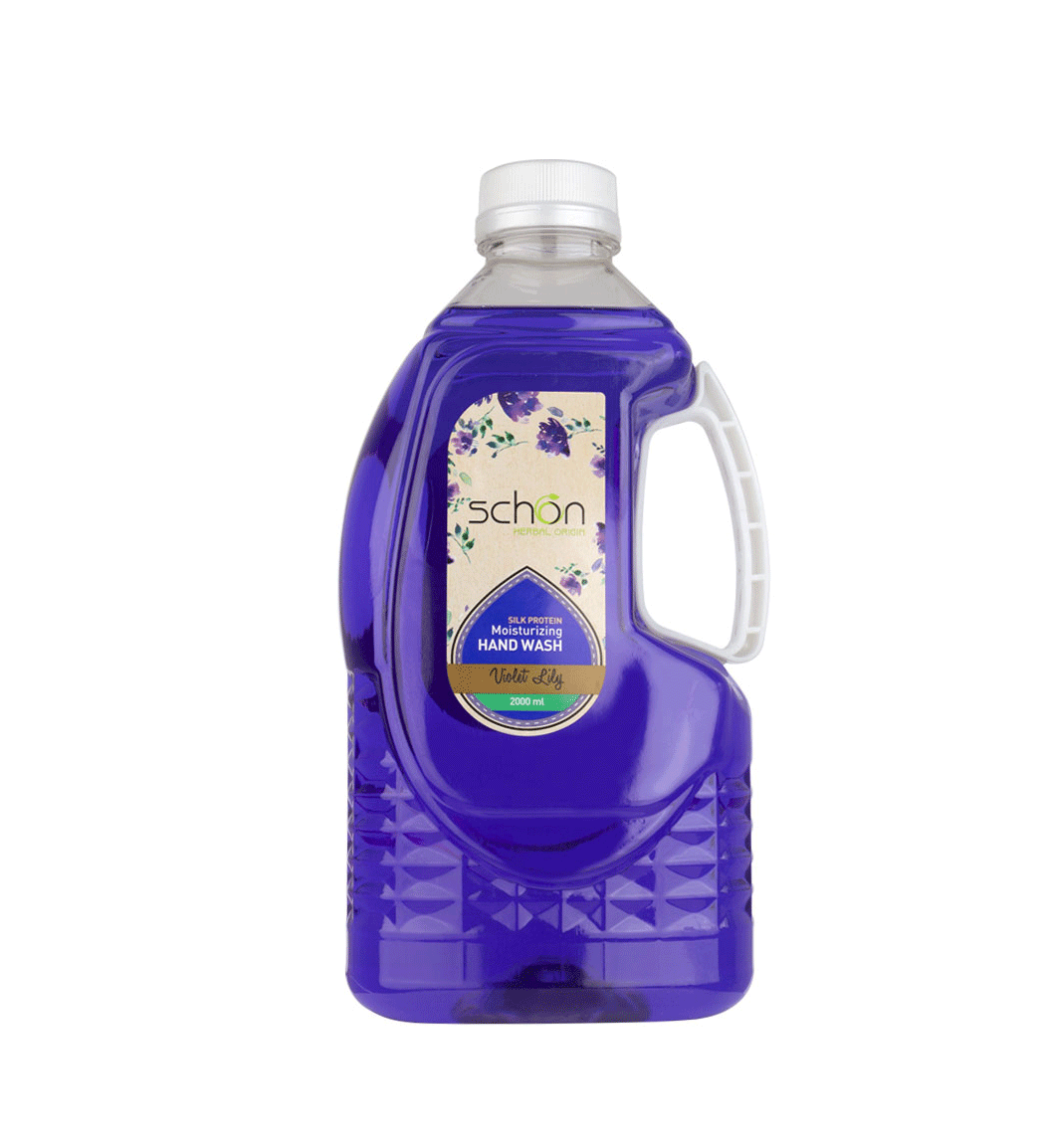 مایع دستشویی آنتی باکتریال شفاف بنفش ویولت لیلی 2000 میل