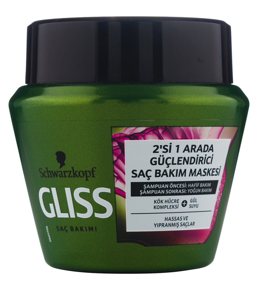 ماسک مو مرطوب کننده گلیس مناسب موهای خشک حجم 300 میل