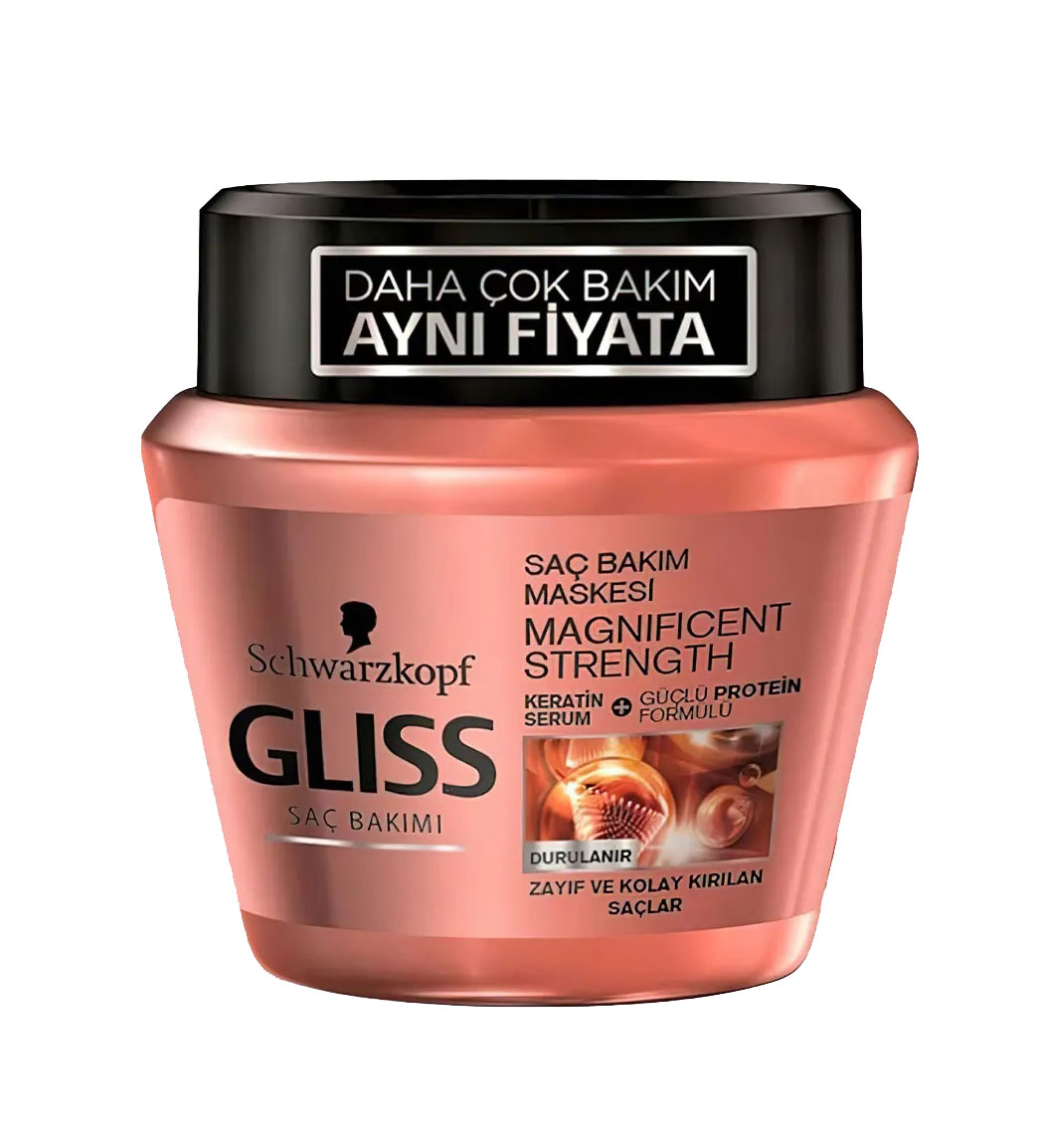 ماسک  مو تقویت کننده  گلیس مناسب موهای وز و بیحالت  حجم 300 میل