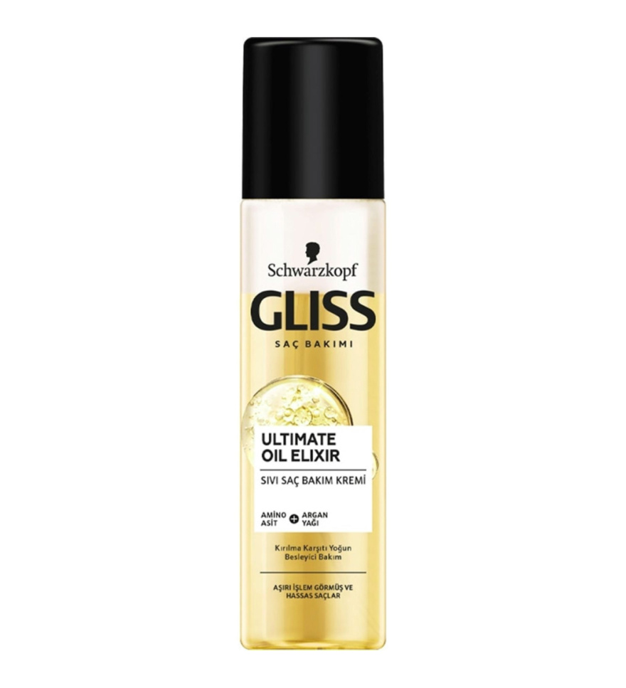 اسپری کرم مو دو فاز گلیس مناسب موهای حساس و آسیب دیده 200 میل