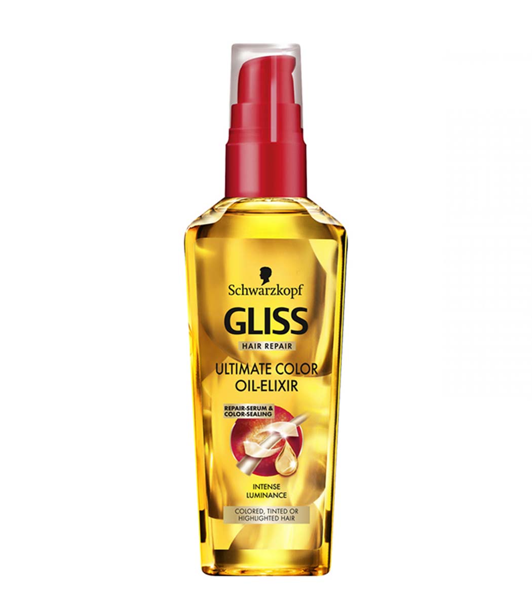 روغن موهای رنگ شده