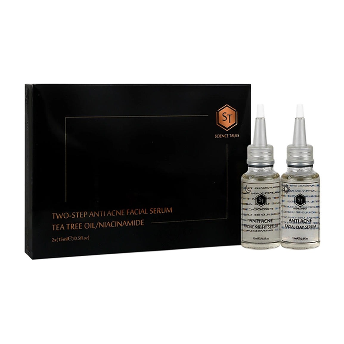 سرم صورت دو مرحله ای ضد جوش حجم 15 میلی لیتر