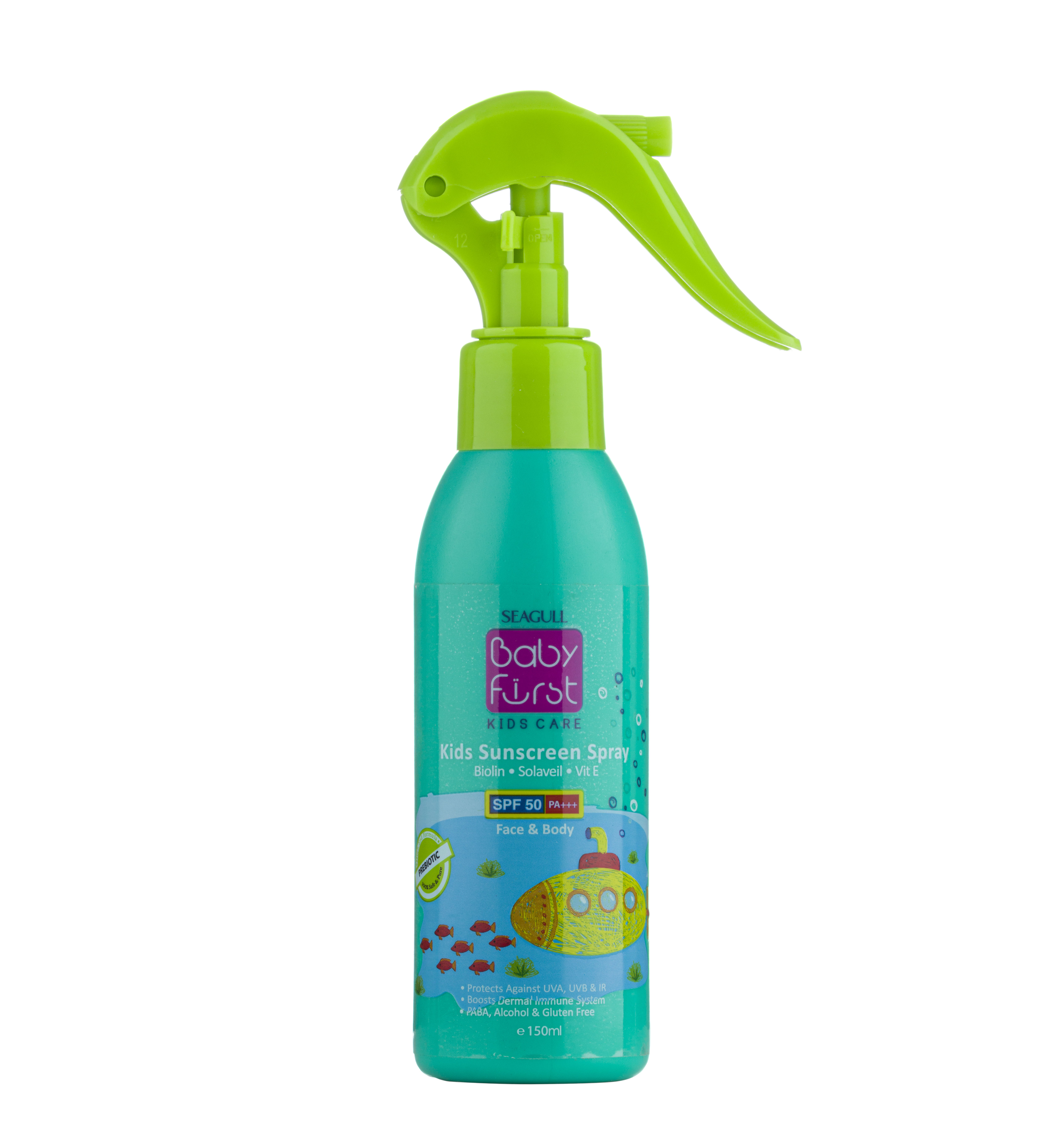 اسپری ضد آفتاب سبز کودکان