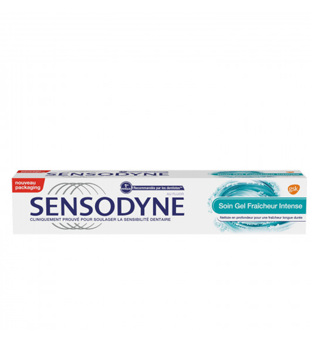 خمیر دندان ژلی مدل Soin Gel Fraicheur Intense حجم 75میل