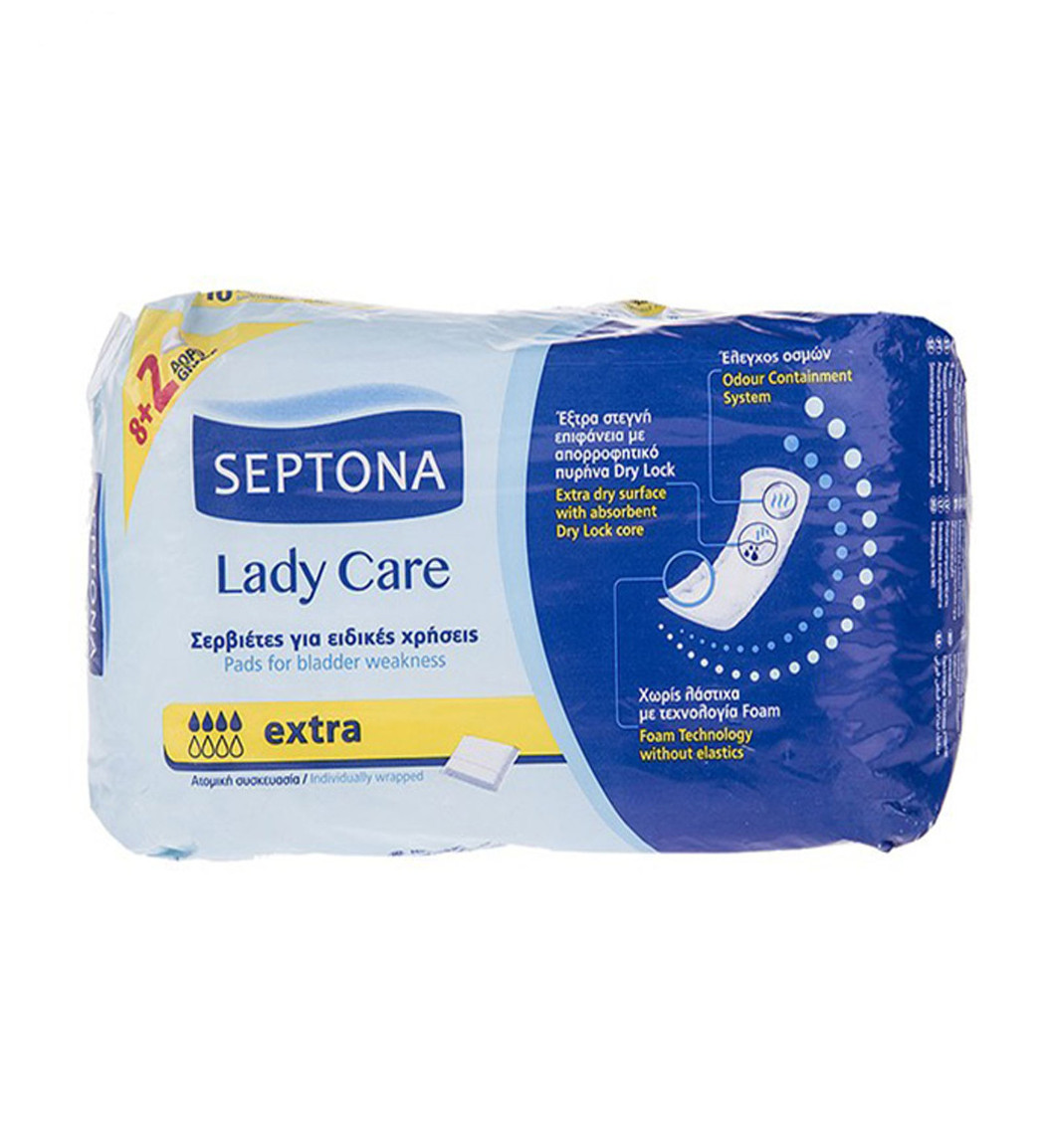 پوشینه مدل extra Lady Care بسته 10 عددی
