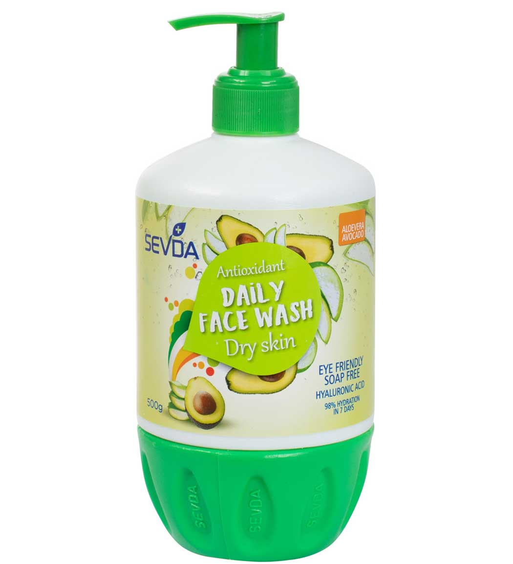 ژل شستشو صورت آلوئه ورا و آووکادو 500گرم