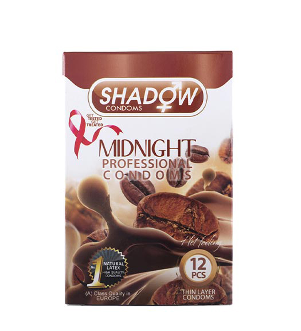 کاندوم میدنایت تاخیری خاردار شیاردار قهوه 12تایی